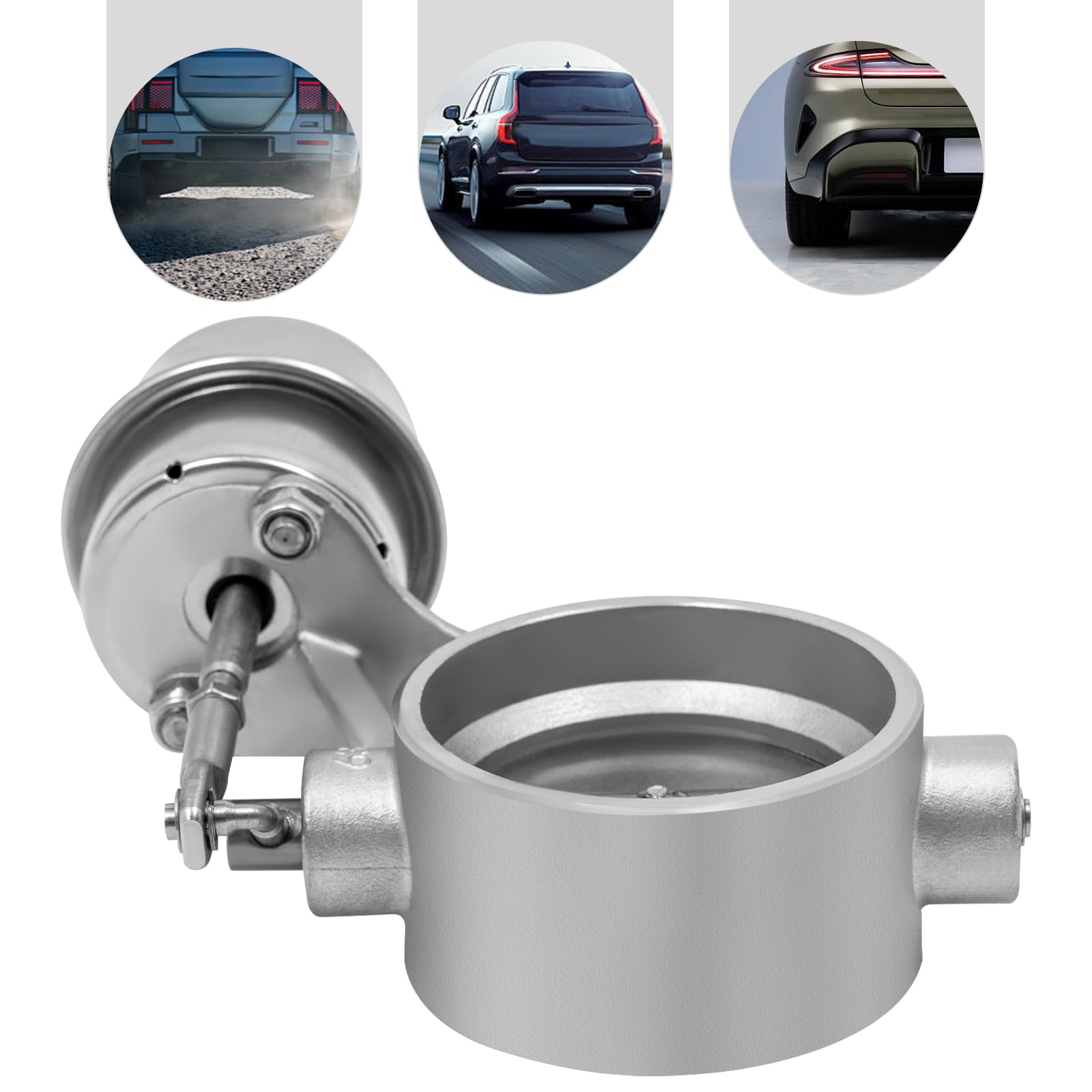 Zawór wylotowy do pojazdów silnikowych, mechanizm zamykający Wastegate, zawór sterujący ze stali nierdzewnej, korpus zaworu próżniowego z pilotem zdalnego sterowania, odpowiedni do pojazdów