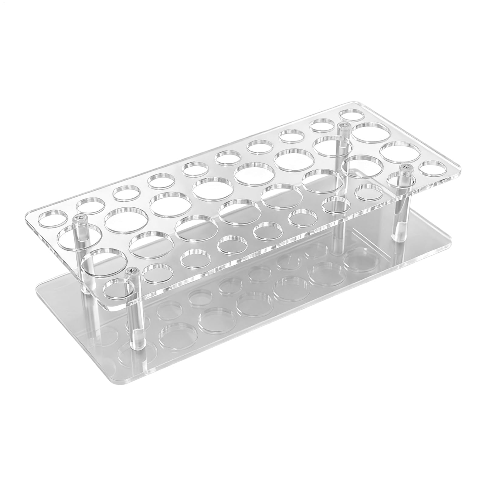 Organizador de perfume de viaje y soporte de acrílico transparente para uso diario
