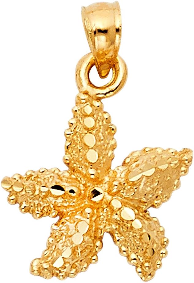 Jewels By Lux 14K イエローゴールド 中空 クロスペンダント