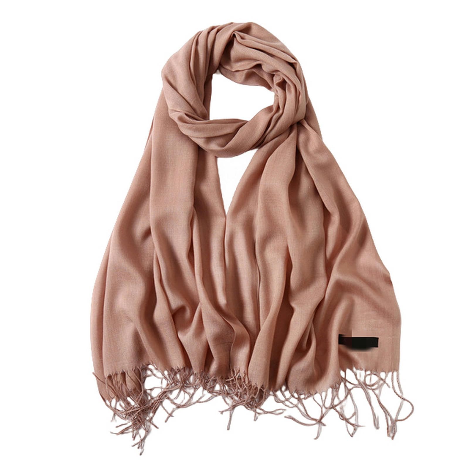 MdybF Schal Feste Farbe Weicher Frauen Schal Wie Schals Dame Sommer Dünne Schals Wickelt Winter Femal Hijab Stirnband