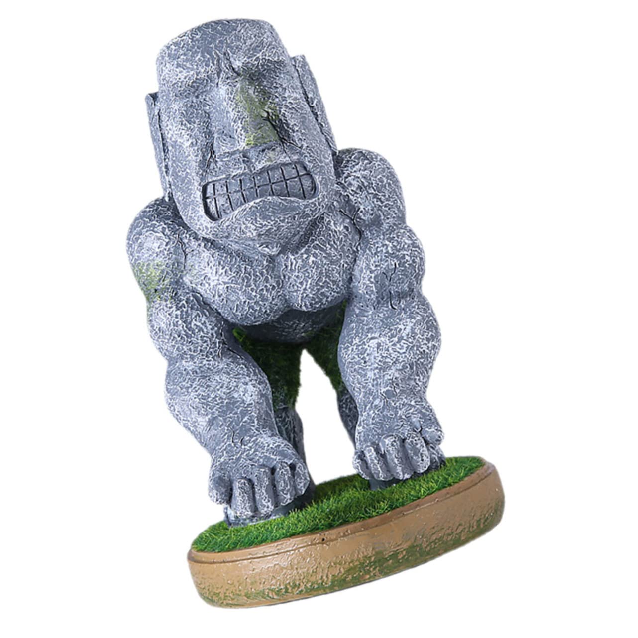 jojofuny Supporto Per Controller Di Gioco in Resina a Forma Di Statua Moai, Organizer Decorativo Da Tavolo Per Appassionati Di Gaming, Supporto Resistente e Originale Per Maniglie Di Gioco