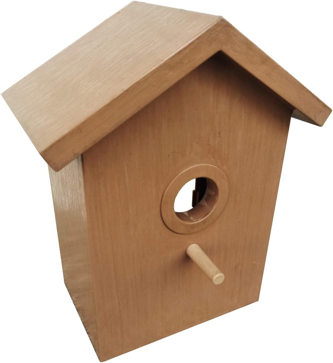 FixtureDisplays® See Through Window Mirrored Bird House - Suction Cup Window Bird House 15031NEW-2D