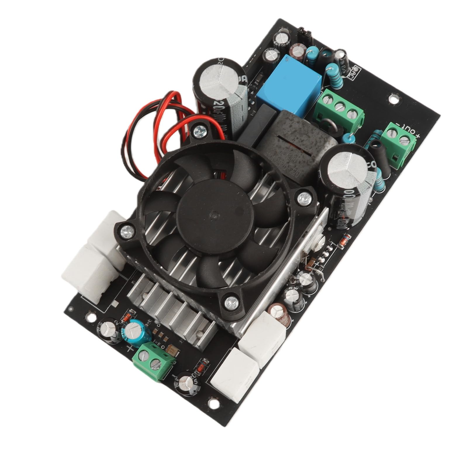 Annadue Scheda Amplificatore Digitale 1000W IRS2092S Chip HiFi Classe D Scheda Amplificatore di Potenza Full Range con Ventola di Raffreddamento