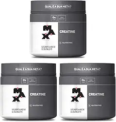 Kit 3x Creatina 300g Max Titanium
