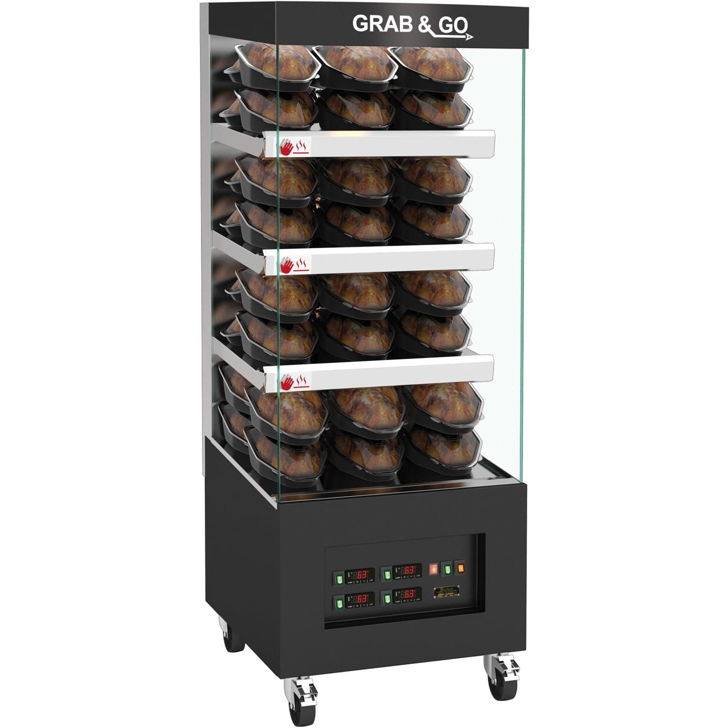 Saro Selbstbedienungsauslage mit 4 Regalen Modell 6MCV4LS.I. Produktbeschreibung