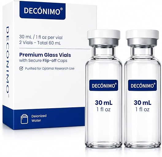 DECÓNIMO Deionized Water 2 Packs of 30 mL (Multi-Purpose)