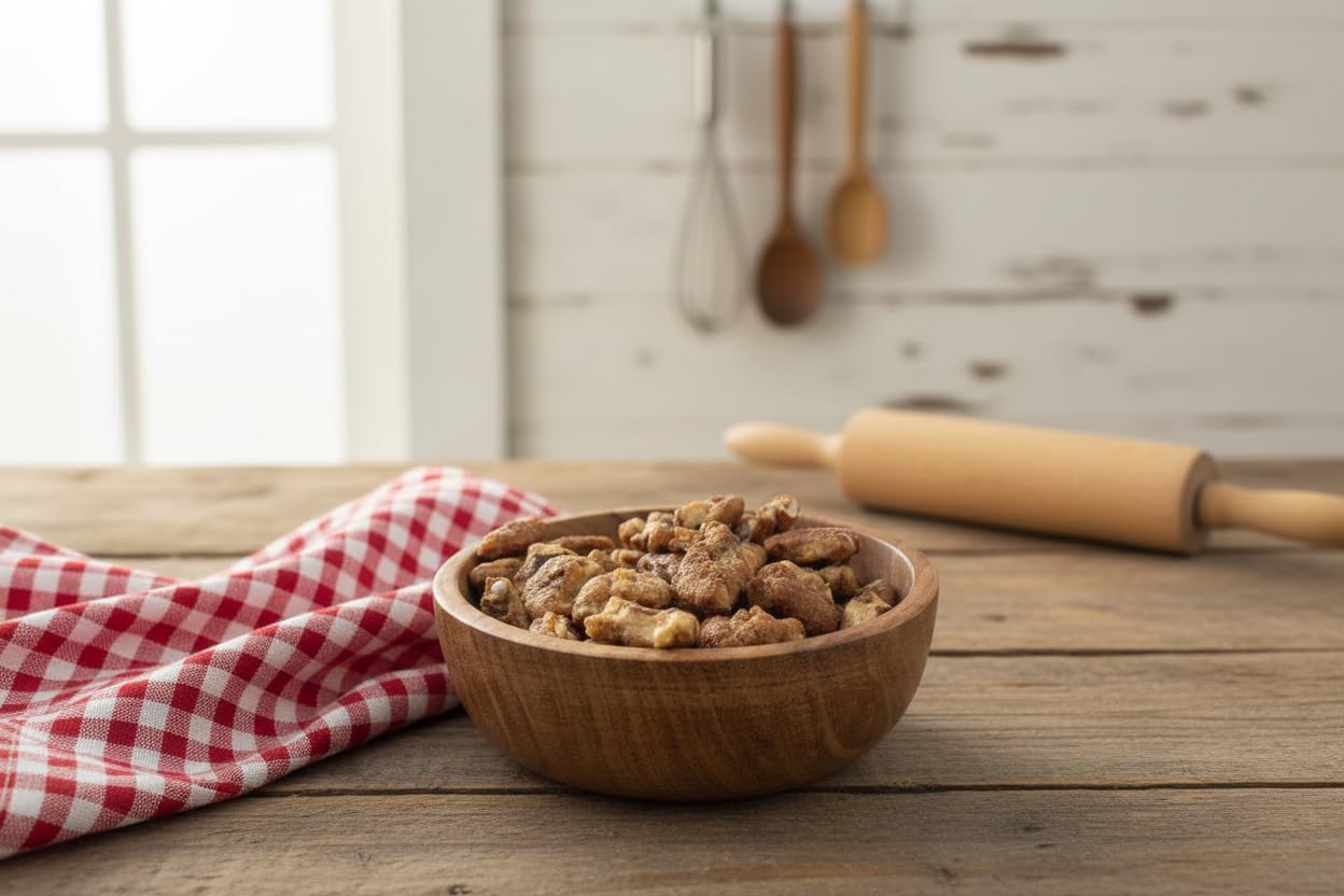 Pecans.com Praline Pecans - Sweetened with Splenda Brown Sugar Blend - 12 oz