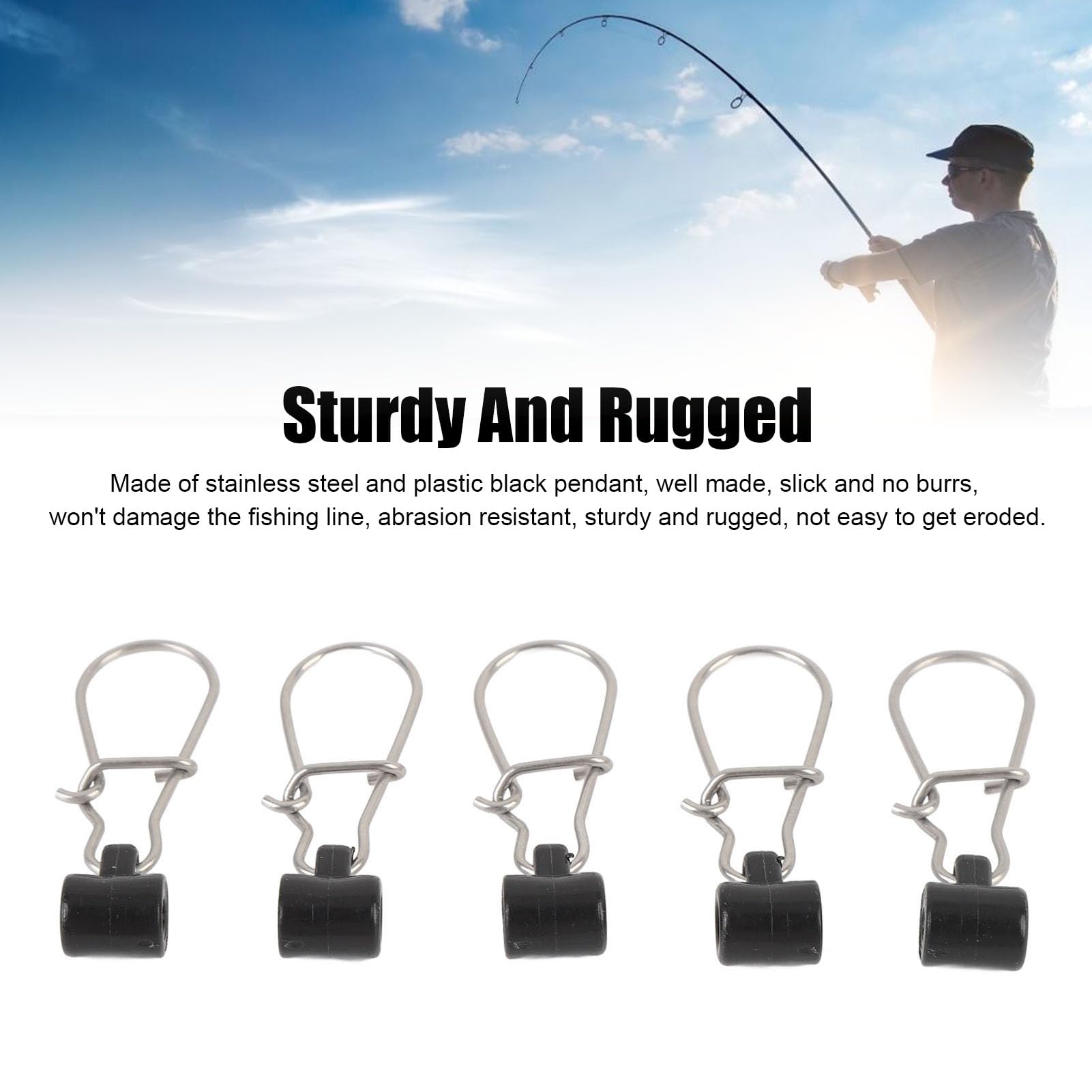 50pcs Ligne De Pêche à La Ligne De Pêche Glissements Plomb à Double