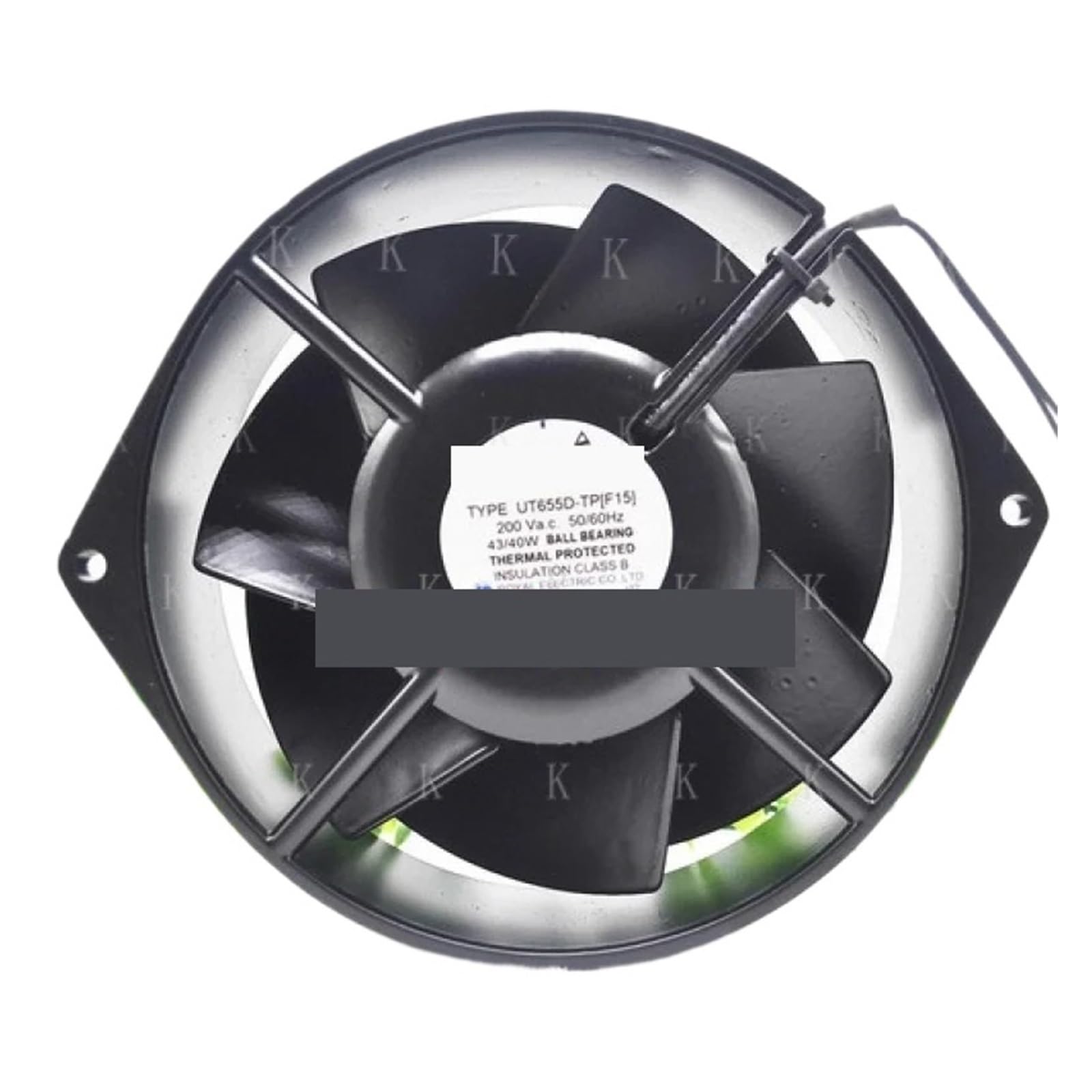 BRODEFUP UT655D-TP[F15] AC200V 43/40W Metal Cooling Fan