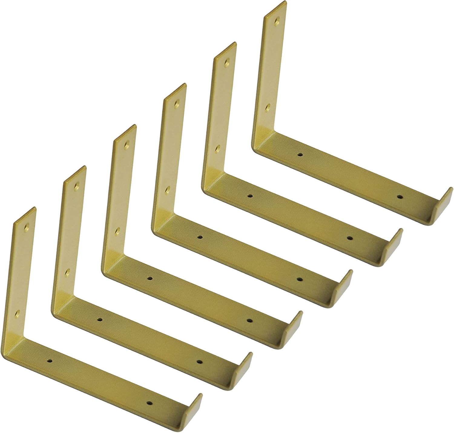 Shelf Brackets 6 Pack Heavy Duty Shelves Brackets 7.25"L x