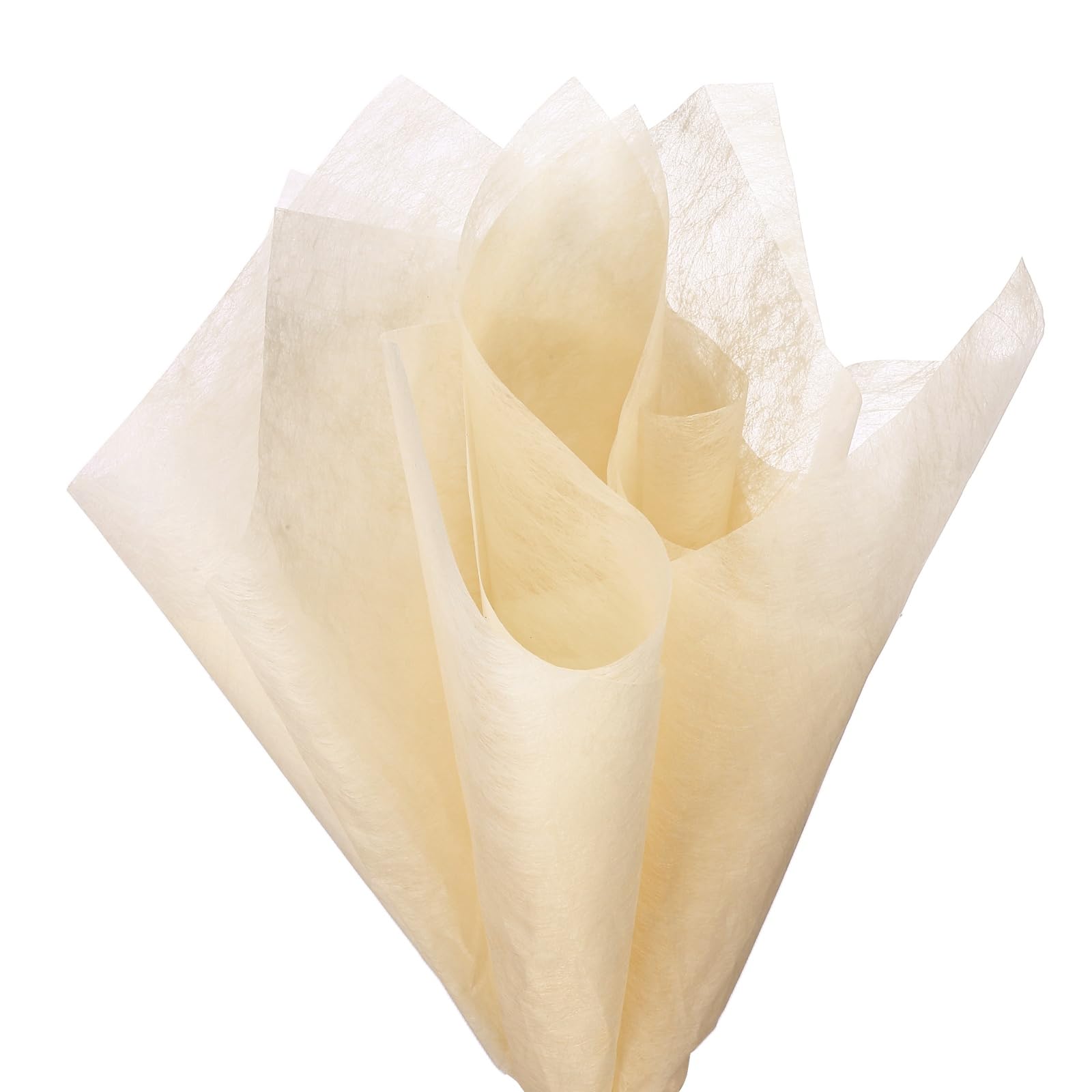 Muiltvoe 152Sheets Flower Wrapping Paper, 11.8"x11.8" Cotton Wrapping Flower Tissue Paper Floral Bouquet Wraps for Florist Packaging Arrangement Supplies Gift Packaging, Coral
