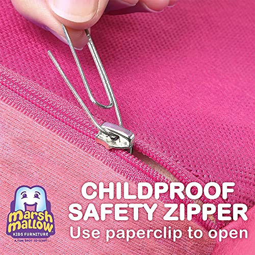 marshmallow furniture children39s 2 in 1 flip open foam sofa minnie mouse by spin master