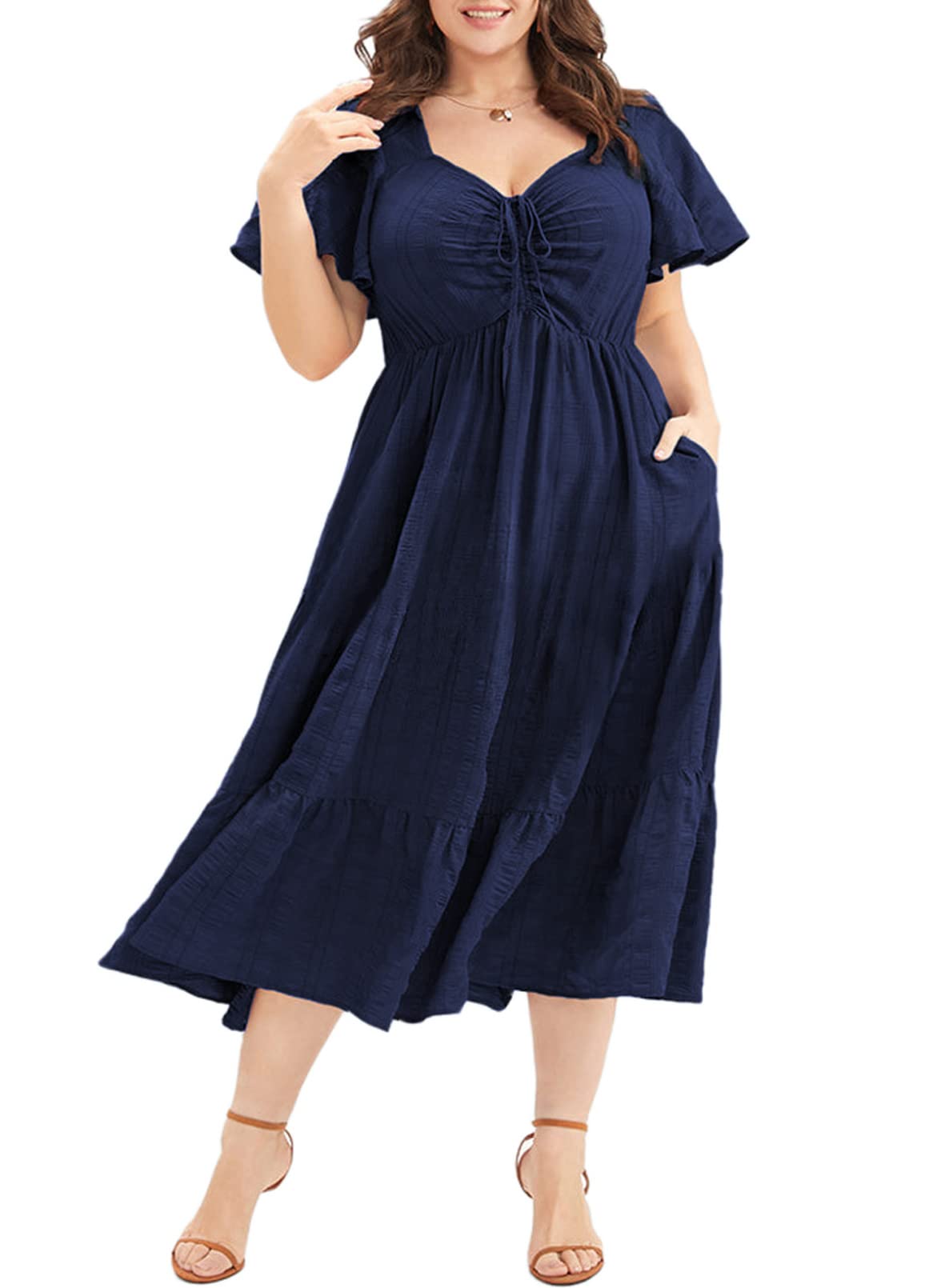 Aofany Womens Plus Size Dresses