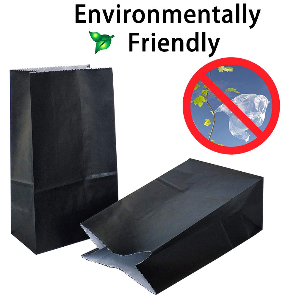 Keyyoomy Small Paper Bags Black Party Goody Bags Party Favor