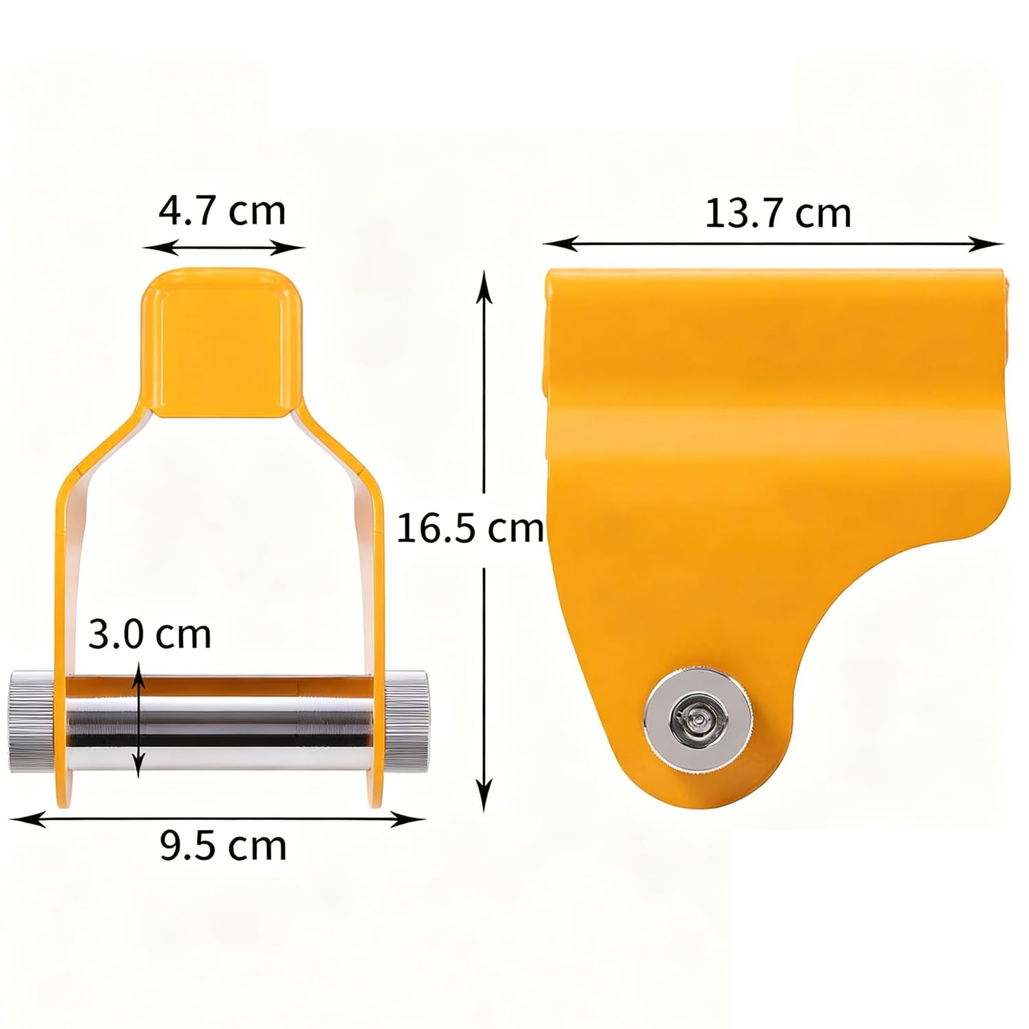 Antirrobo de Disco para Remolque con Llave, Cerradura de Seguridad para Cubierta de Trailers, Duradero y Fácil de Instalar para Uso en Vehículos