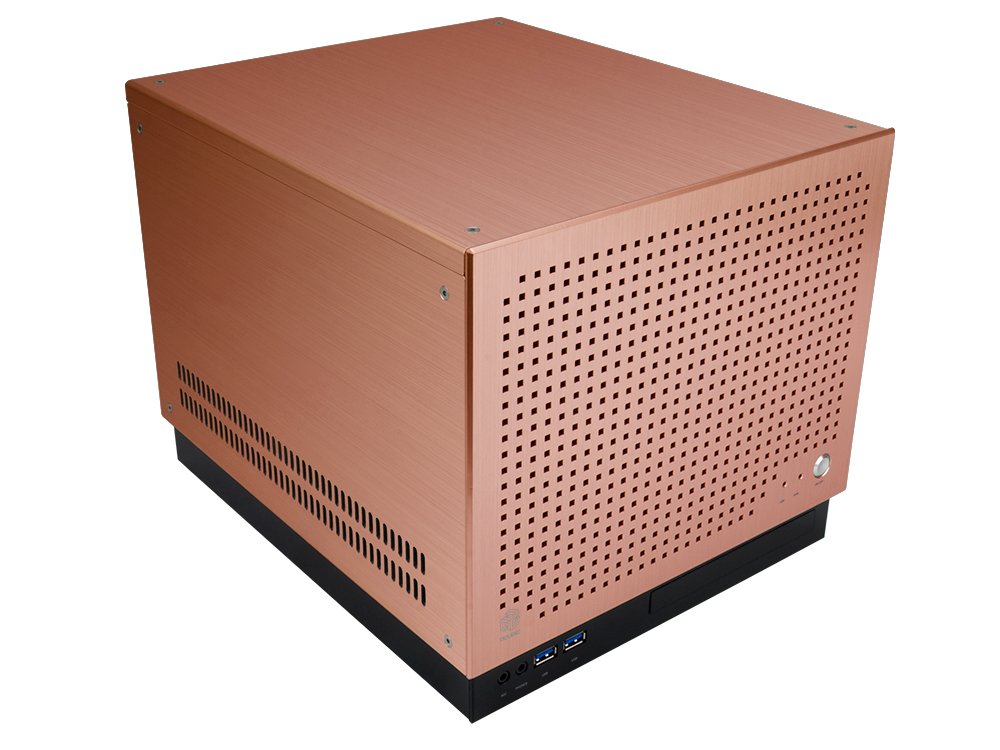 Amazon | アビー acubic B10 ピーチ ハイブリッドUSB3.0キューブ型MATX