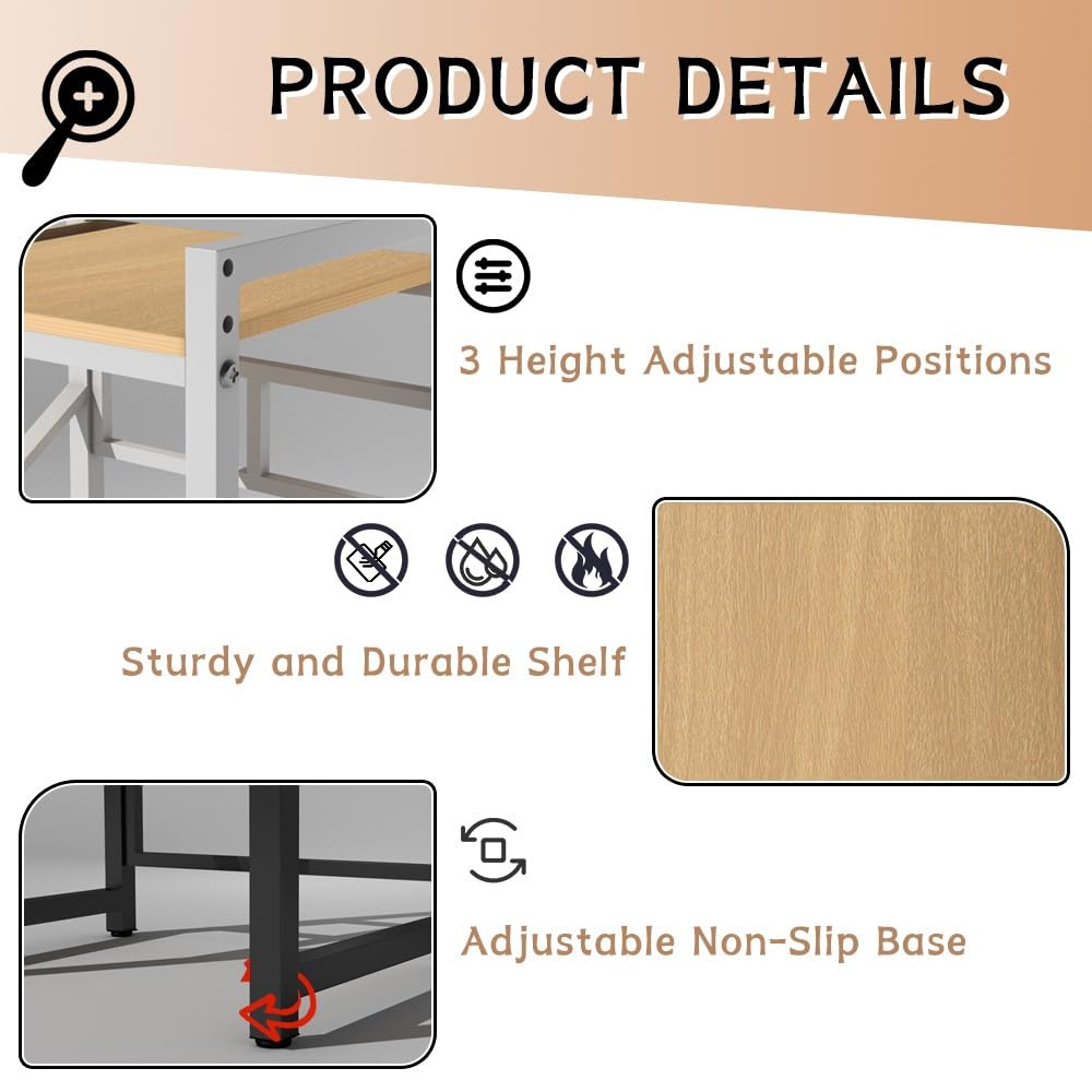 Kit Supporto per Asciugatrice Regolabile in Altezza, Mobile Porta Lavatrice e Asciugatrice a Colonna, Salvaspazio Supporto Lavatrice Asciugatrice, 4X4CM, per Bagno, Lavanderia