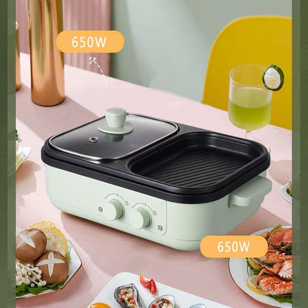 Roast Rinse Integrated Pot Household Multifunctional Cooking Electric Oven Dormitory Barbecue