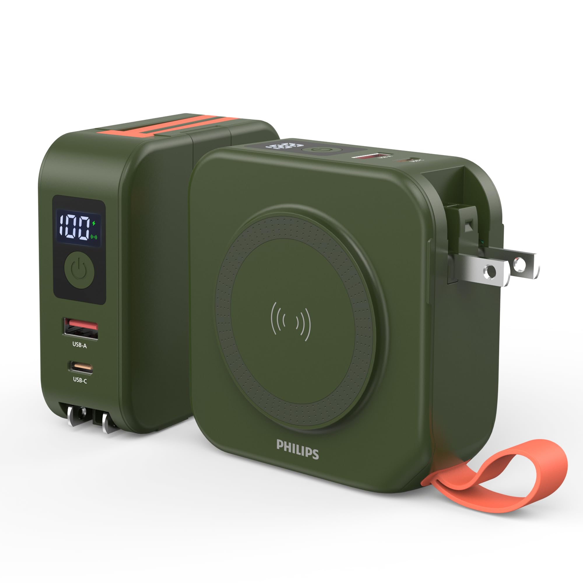 Amazon | Philips(フィリップス) 10000mAh MagSafe マグネット式