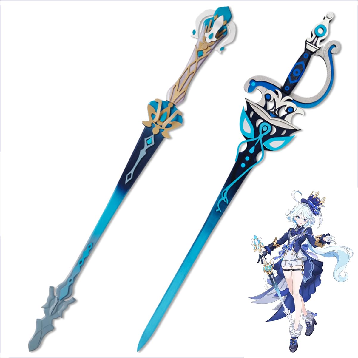 Amazon.co.jp: 原神 フリーナ 武器 水神 フォルカロス 涙を流した末の