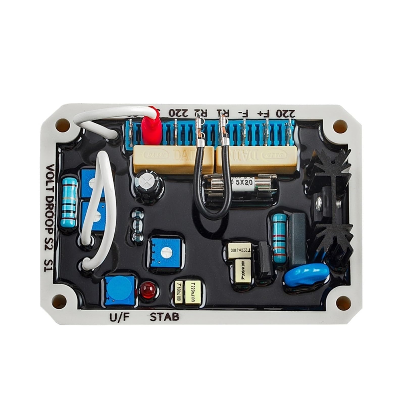 1 pz VR63-4CM AVR Generatore Diesel Regolatore di Tensione Automatico Stabilizzatore Uscita 5A VR 63-4 CM 50/60 ZH