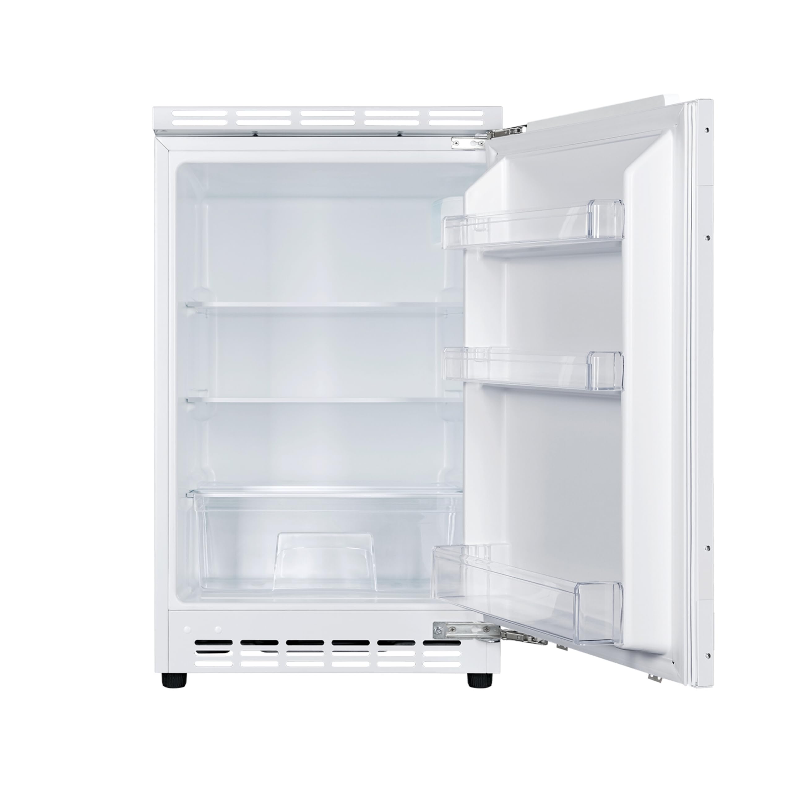 Amica UVKSD 351 951 - Nevera para debajo de la encimera, nicho de 815 mm, decorable, compresor inversor, control electrónico, tope de puerta intercambiable