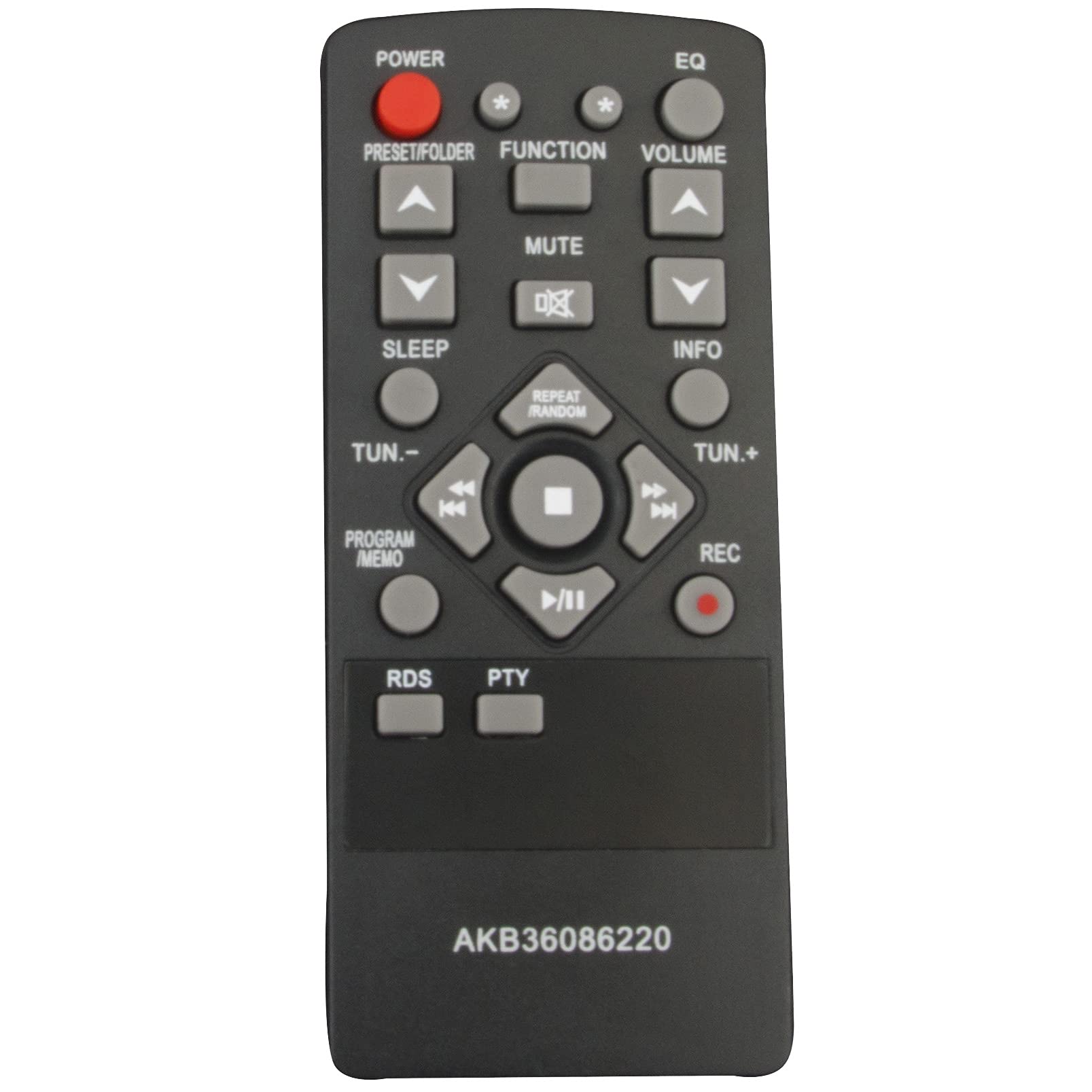 ALLIMITYAKB36086220 Remote Control Replace fit for LG Stereo System XA64 XA66 XA-64 XA-66