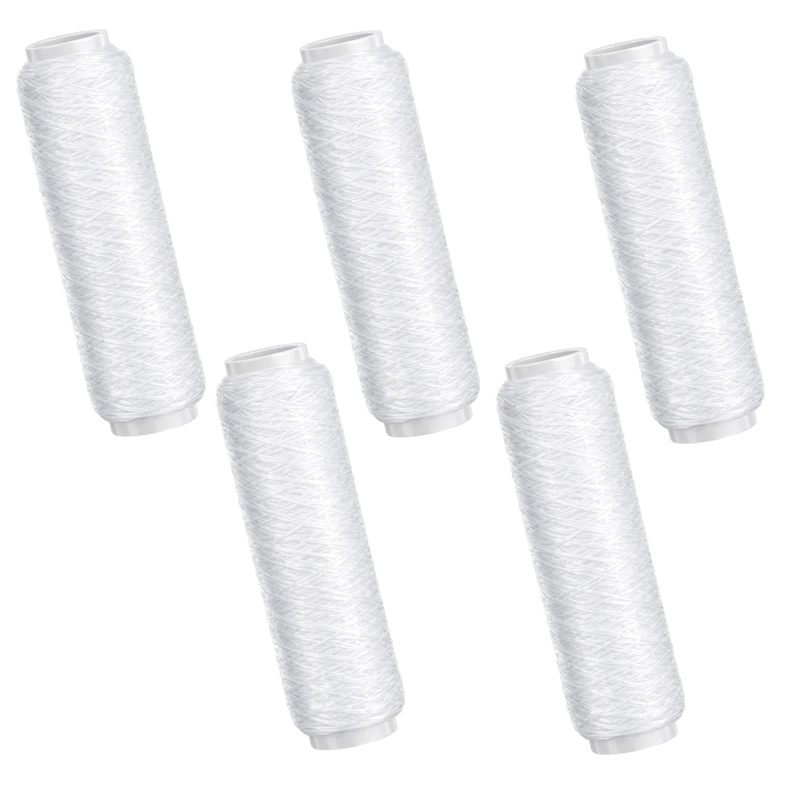 5 szt., elastyczna żyłka wędkarska, nylonowa żyłka wędkarska, przezroczysta, niewidoczna nić na przynętę 0,2 mm, 200 m, na szpulę, elastyczny drut rybny do łososia, jesiotra, suma, okonia, 5 szt