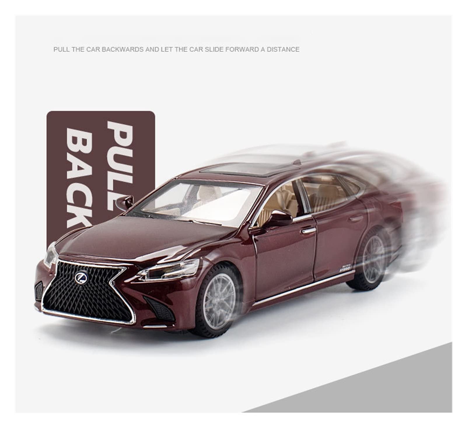 Amazon.co.jp: ミニカー スケールモデルカー 1:32レクサスLS500hダイ