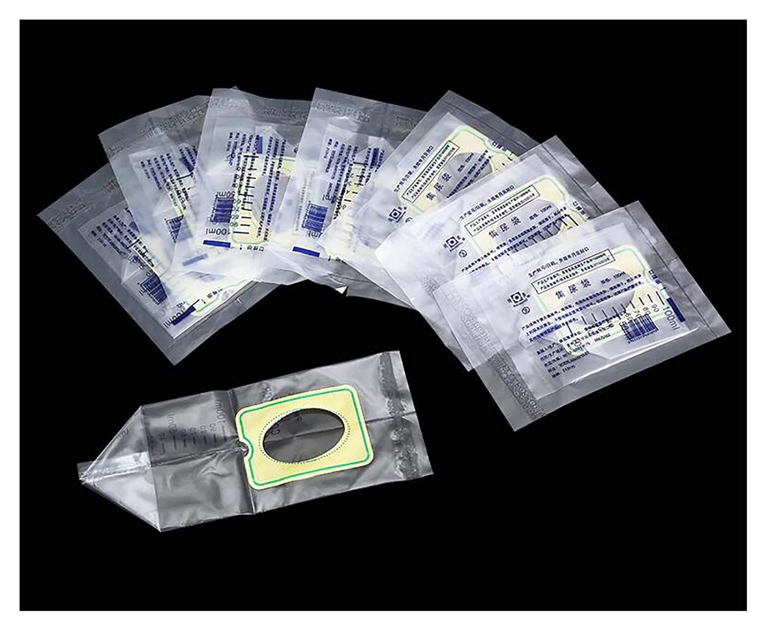 Romsons ROMO 10 Urine Collection Disposable Bags,Urine Collect Bag,With Super Absorbent and Ziplock,Portable Urinal,Camping Pee Bags-Pack of 3