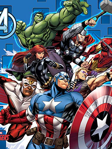 Image of Athom Living Avengers Cushion Cover, 40 X 40 cm, Multicolour