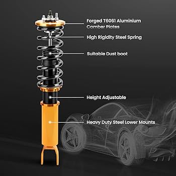 Amazon.com: maXpeedingrods Coilovers for Nissan 300ZX Z32