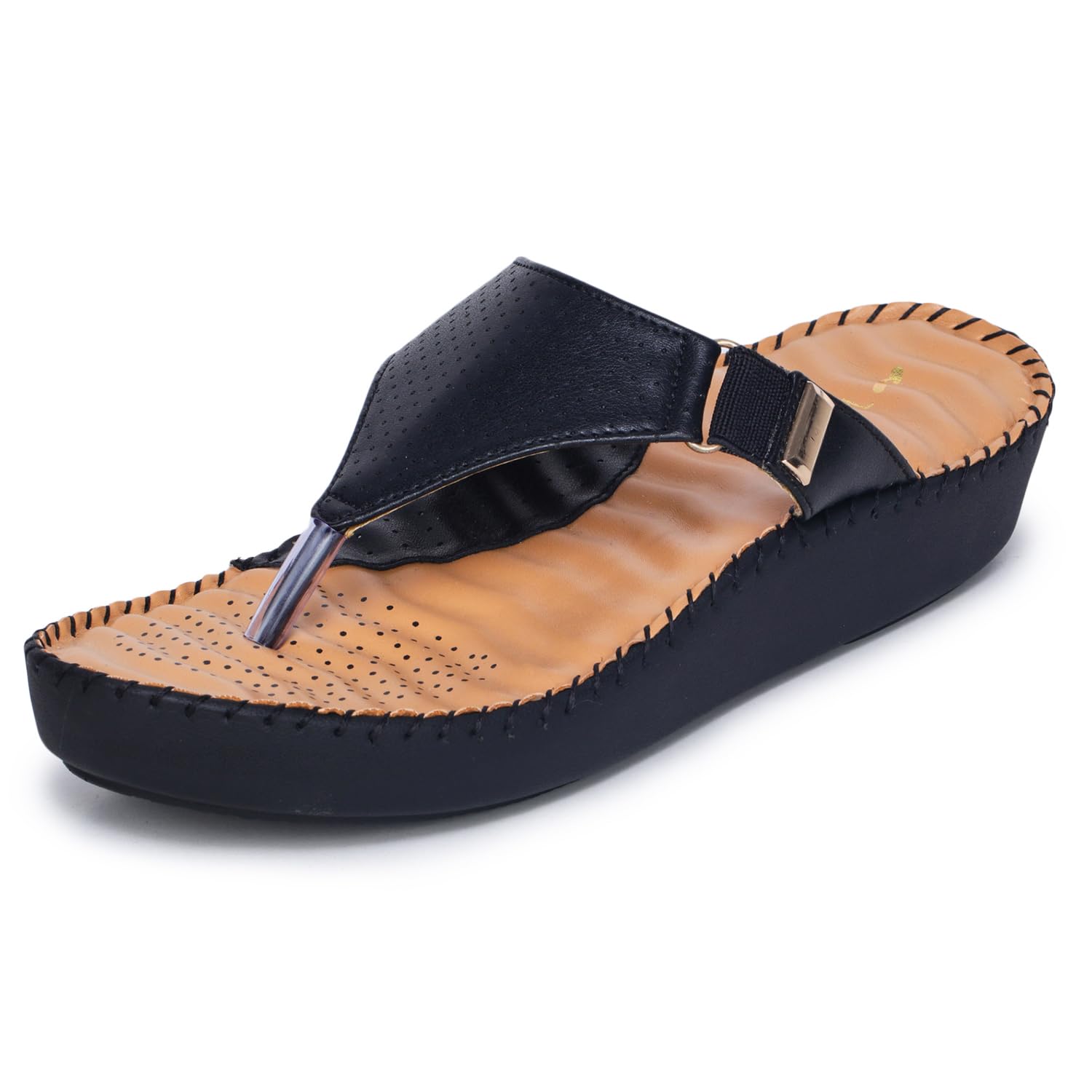 Orthopedic Footwear For Women Casual Ortho Slippers Woman With Buckle Detail And Cushioned Insole | Comfortable Arch Fit Slipper | Good For Knee And Foot Pain-image-20