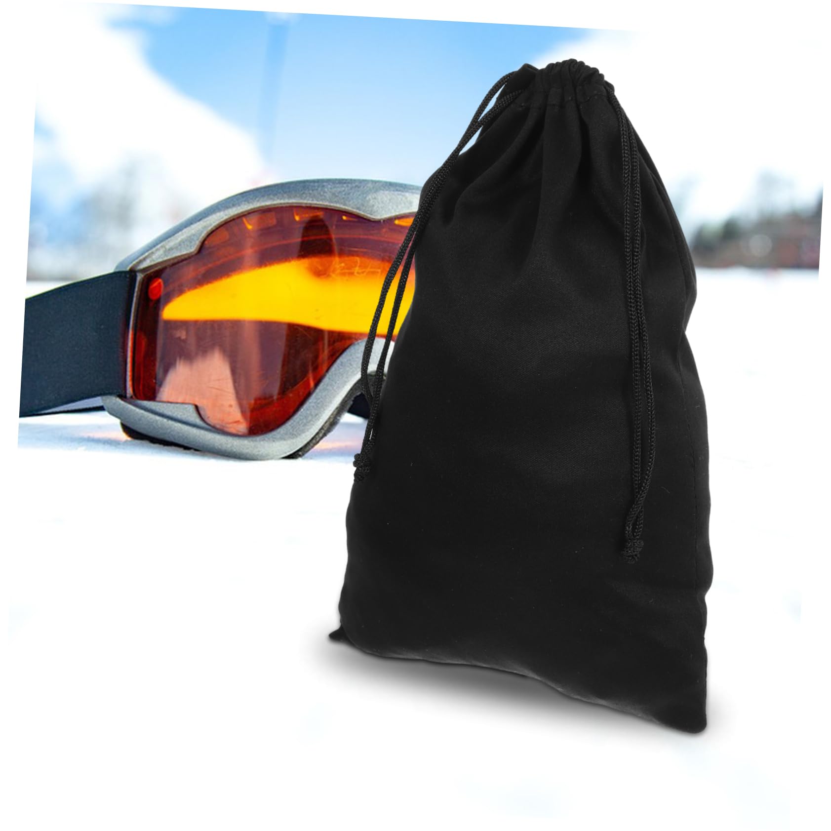 KOMBIUDA 100pièces Pochette De pour Lunettes De Ski Transport Réglables pour Masques De Neige