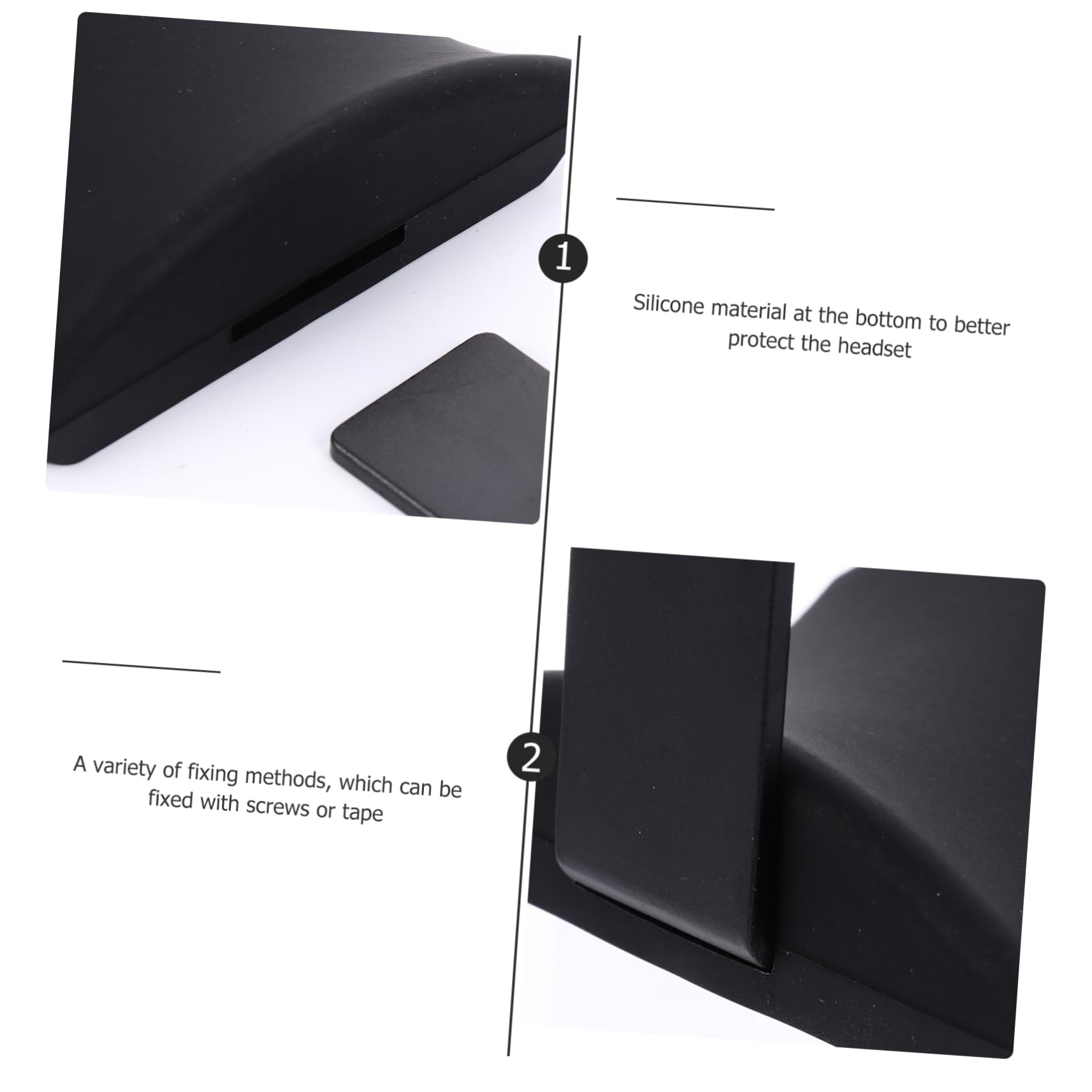 Hemobllo 3 Soportes para Auriculares De Escritorio con Adhesivo Sin Rastro para Uso En Casa Y Oficina.