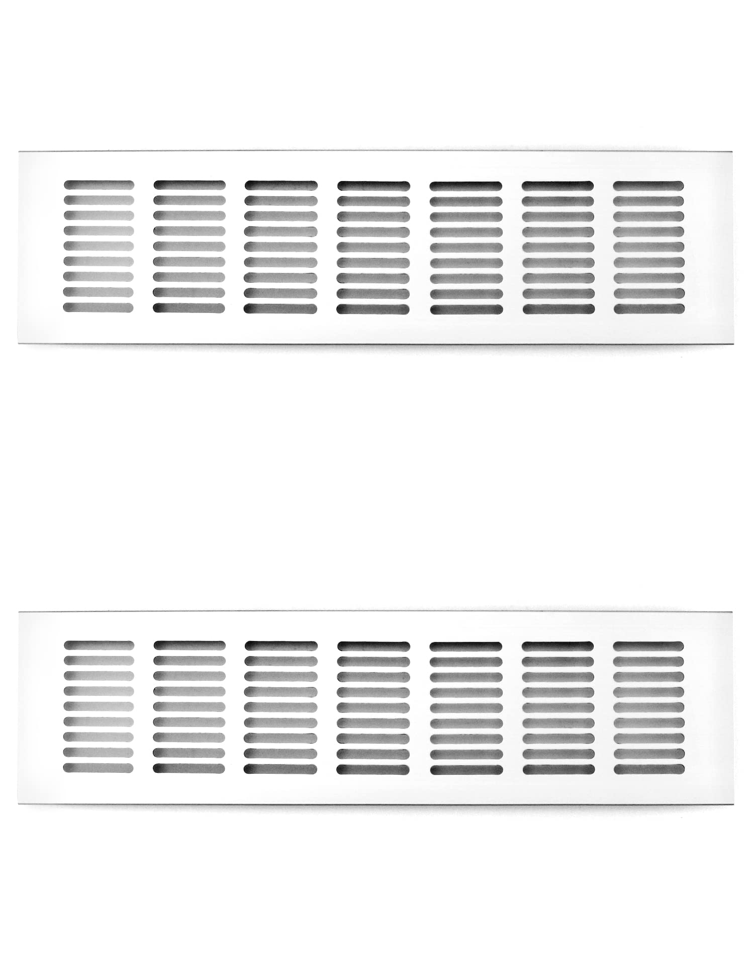 QWORK® 2 Pièces Grille De Ventilation En Aluminium
