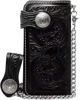 ファニー LEFTY MIKUNI MAKER カービング ロングウォレット バイカーズウォレット 長財布 カービングウォレット ラウンド