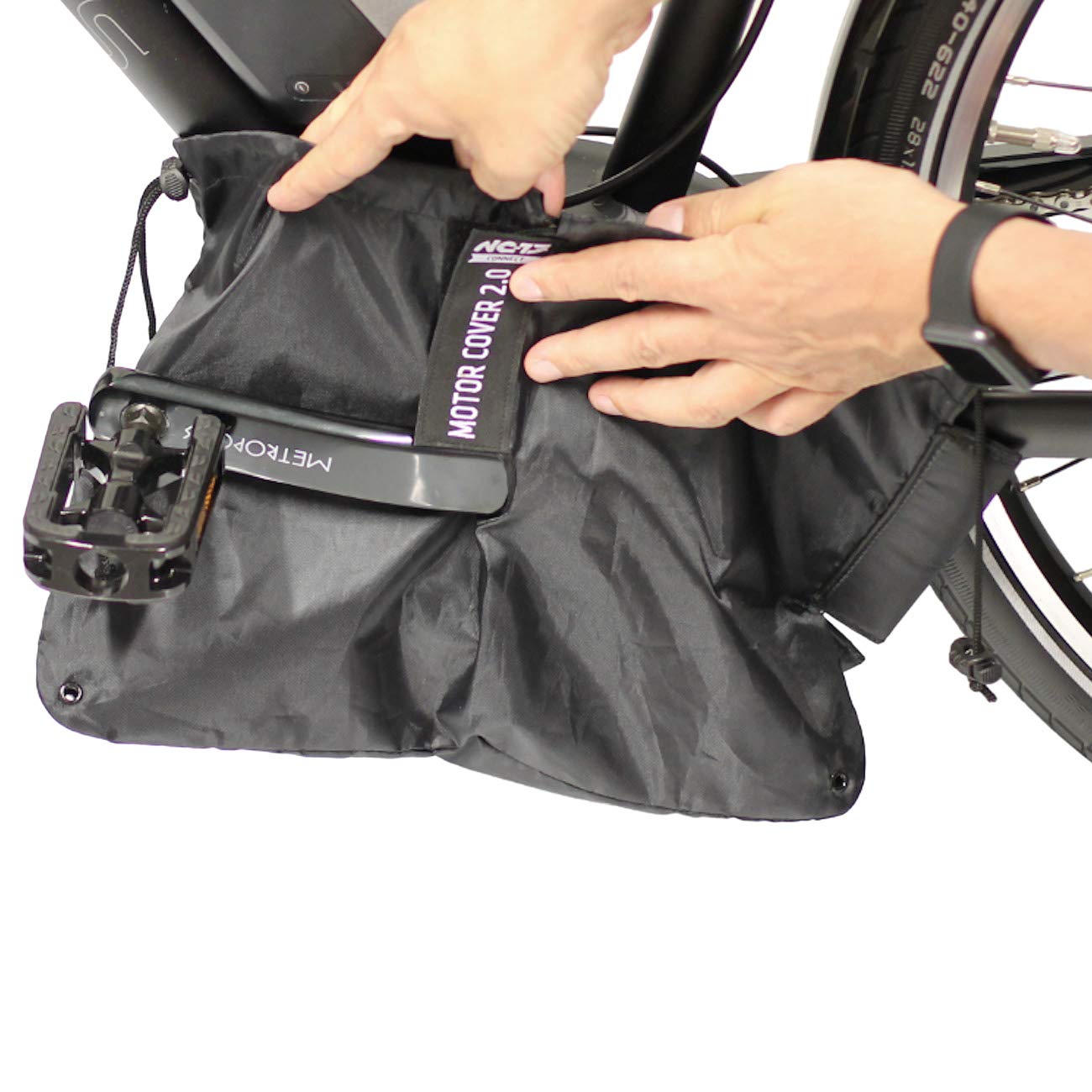 Housse De Protection NC-17 Connect Pour Moteur Central De Vélo électrique – Néoprène, Compatible Bosch, Shimano, Yamaha, Mahle
