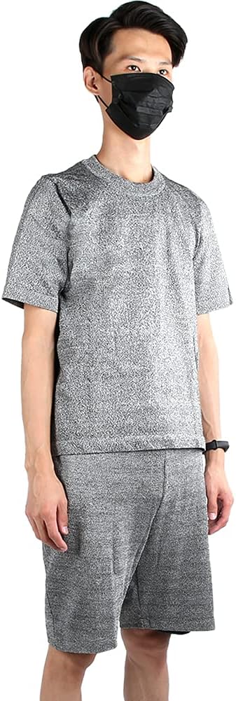 [SYUULCOI] 5 レベル半袖保護トップ服カットプルーフ抗引き裂き安全保護