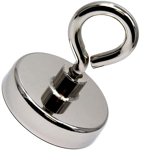 Neodymium Magnet Fishing Magnets, Super Strong Magnet for Magnetic Fishing, Strong Fishing Magnets, Magnet Fishing, 180 LB, 250 LB and 405 LBs (405 LB Magnet Fishing Magnet)
