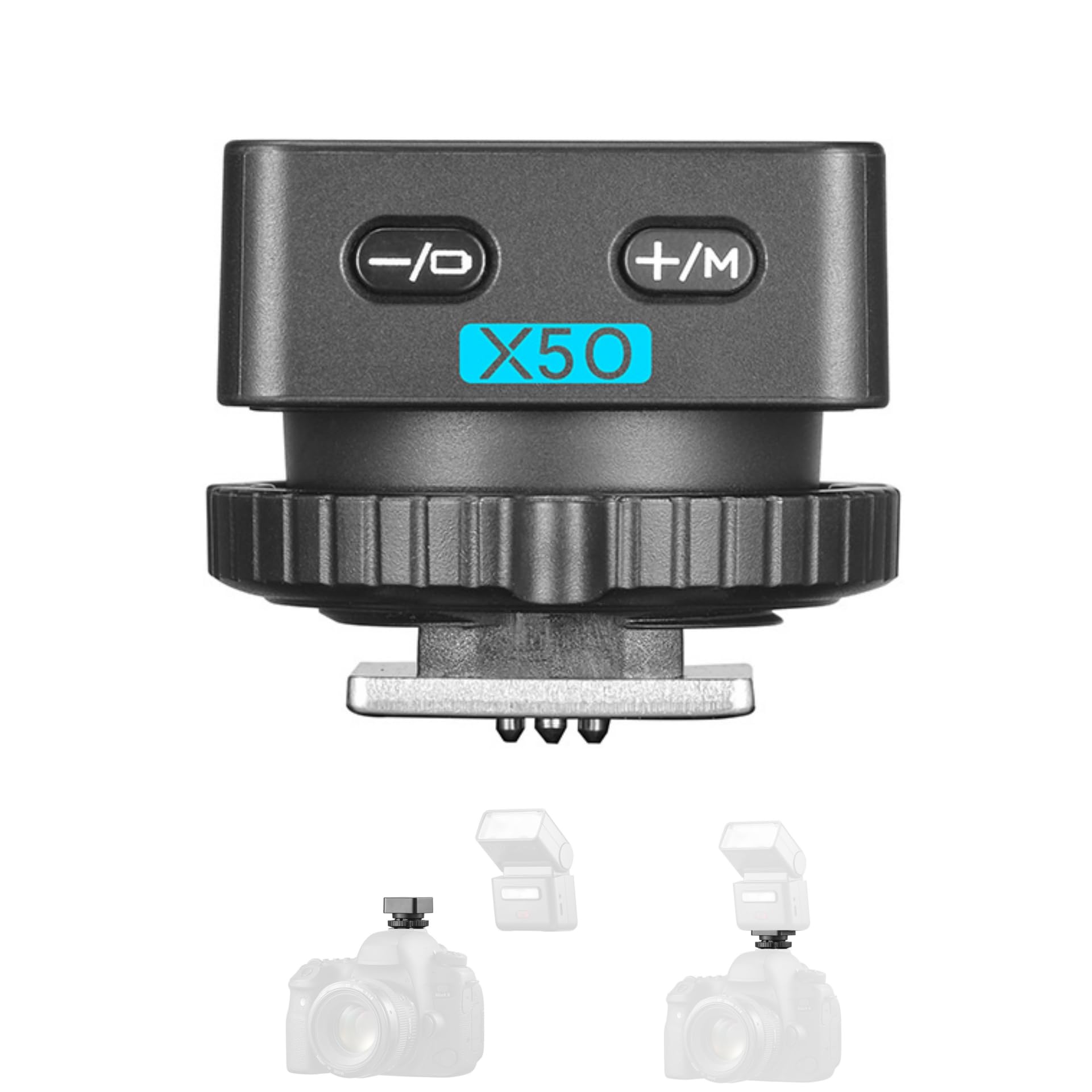 Godox X5O - Trigger per flash radio HSS TTL Flash Trigger per fotocamere Panasonic/Olympus, flash magnetico compatibile con flash per fotocamera Godox iT32