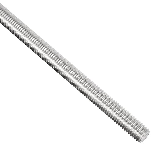 uxcell M10 x 250mm Fully Threaded Rod, 304 Stainless Steel, Right Hand Threads