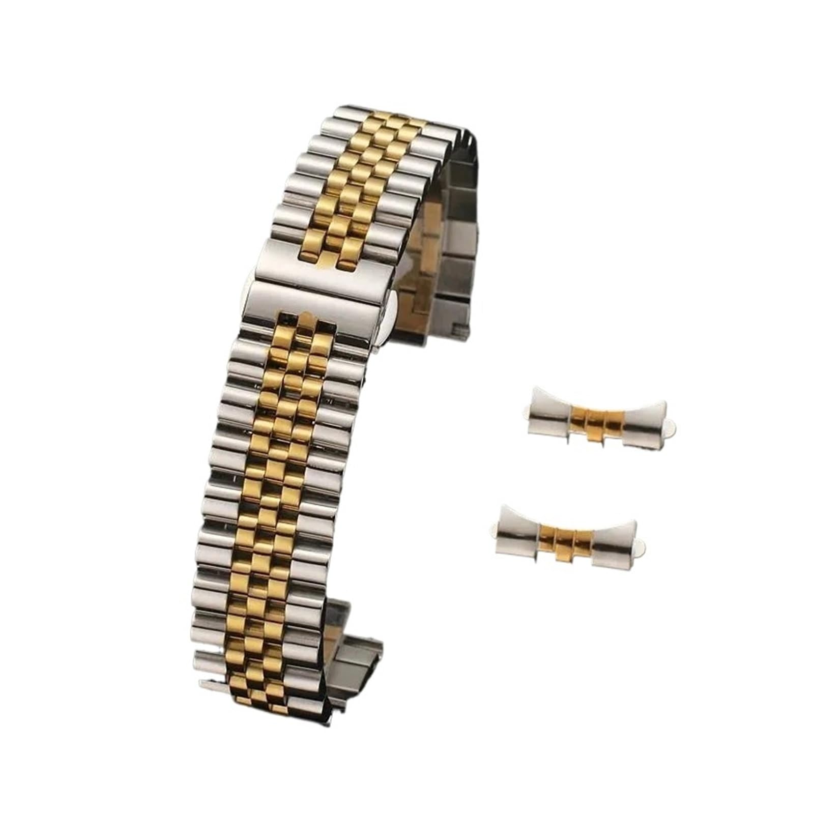 yingyingjia 12 13 14 16 17 18 19 20 21 22mm Solidny Pasek Ze Stali Nierdzewnej Bransoleta Hollow Arc Interfejs Pasek Zegarka