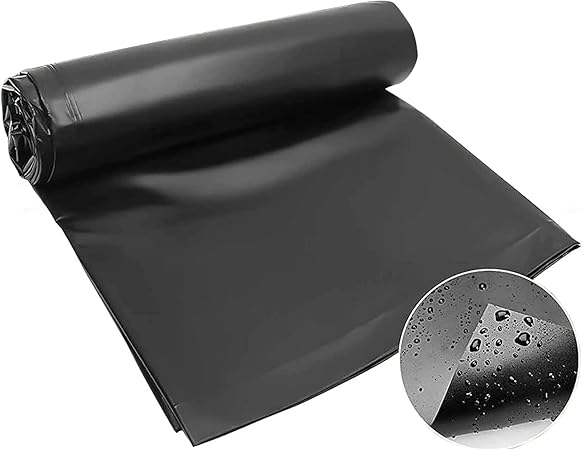 Image CLoook Koi Pond Liner - 0.2mm Pond Liner Pond Skins for Ponds, Streams Fountains And Water Gardens, Black Image CLoook Koi Pond Liner - 0.2mm Pond Liner Pond Skins for Ponds, Streams Fountains And Water Gardens, Black