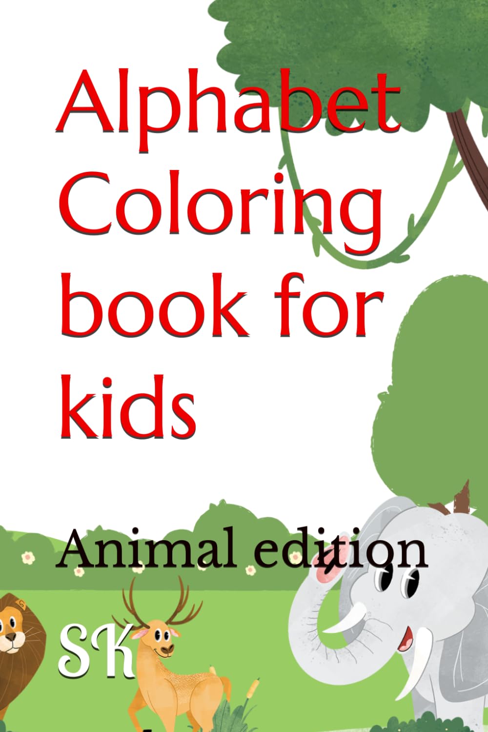 Alphabets Coloring book for kids: Animal edition