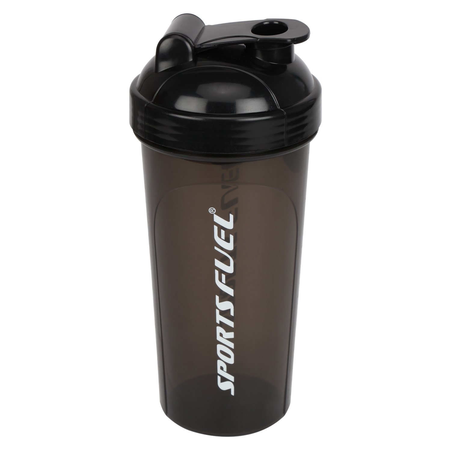 SPORTSFUEL Plastic Regular Protein Shaker (Black) Gym Shaker for Protein Shake Bottle Leakproof Shaker Bottles for Protein-image-8