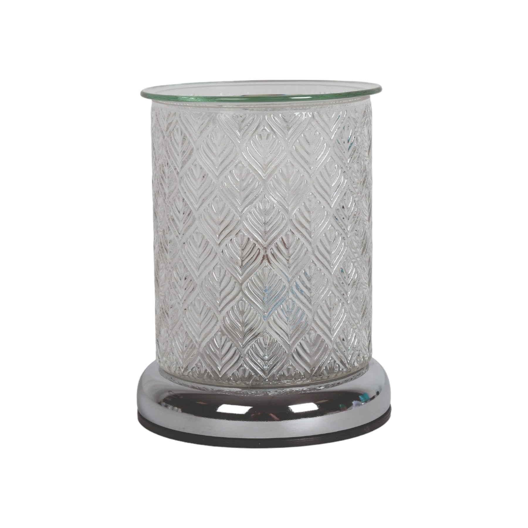 Electric Wax Melter Aroma Warmer Plug In Glass Home Decor Fragrance Burner Clear