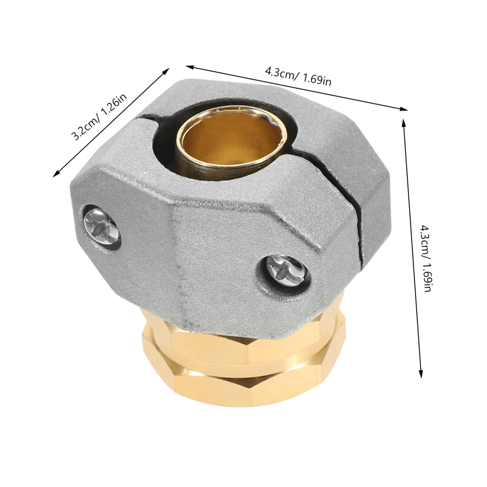 Toddmomy 8piezas Conector De Reparación De Manguera De Jardín Adaptador De Manguera De Conectores Rápidos Herramienta De Reparación Práctica y Duradera