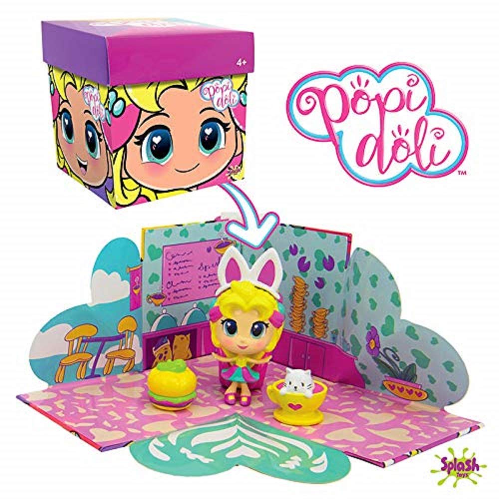 Splash Toys- Popidoli (Modèle Aléatoire) -boîtes à Multiples Niveaux Qui cachent Plus de 12 Surprises, 30858, Rose