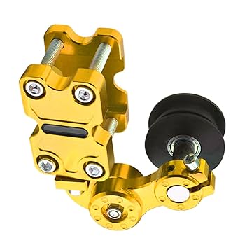 Motorcycle Chain Tensioner Aluminum Chain Universal Motorcycle Chain Adjuster Automatic Elastic Adjustment Chain Guide Gear I.1003070077